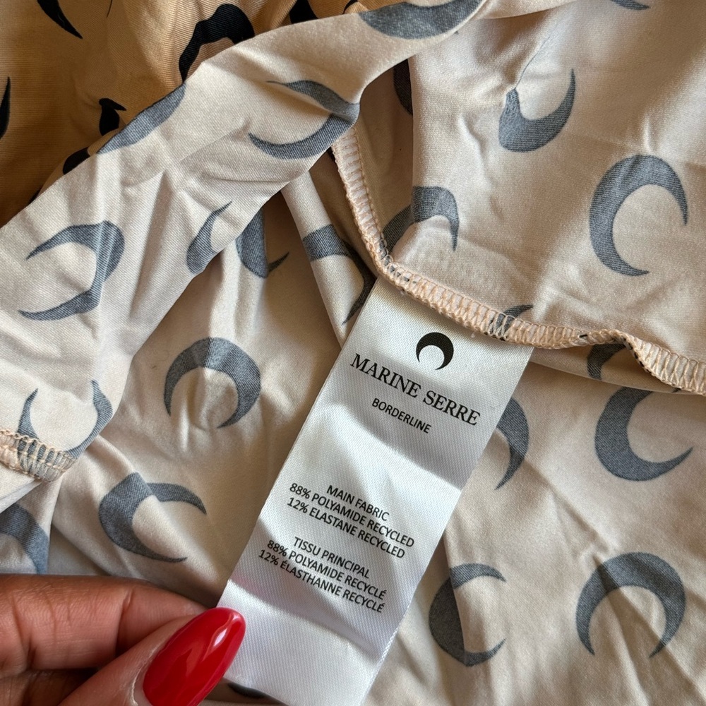 Marine Serre Borderline Second Skin Moon Top XS New - Picture 5 of 7